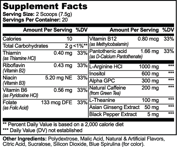 Focus Powder (Sour Gummi Worm)